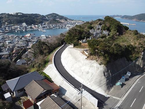 R1サマージャンボ宝くじ基金市町交付金事業実績(市道杉山線道路改築工事)