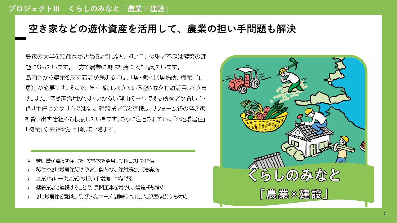 くらしのみなと「農業×建設」