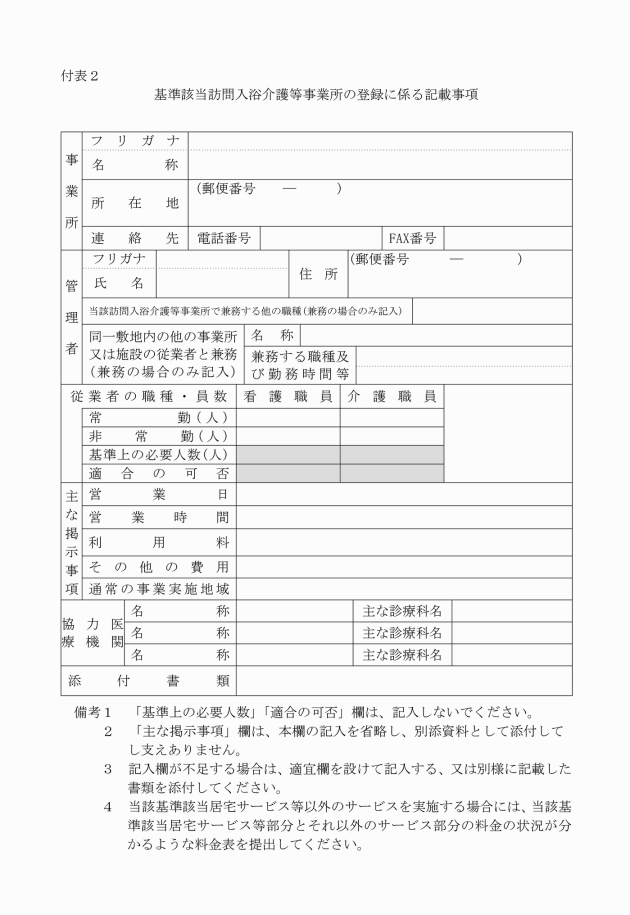 壱岐市基準該当居宅サービス等事業者及び基準該当居宅介護支援等事業者の登録に関する規則